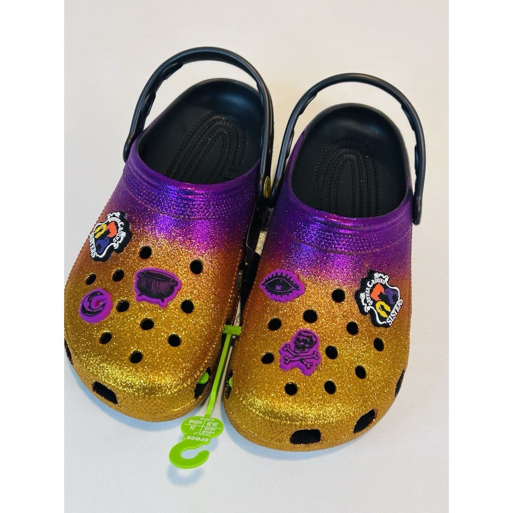 Crocs Classic Disney Hocus Pocus Clog Women's 8 w/Jibbitz
